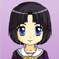 Asian cartoon violet