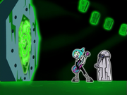 S01e14 gas mask ghost and Ember
