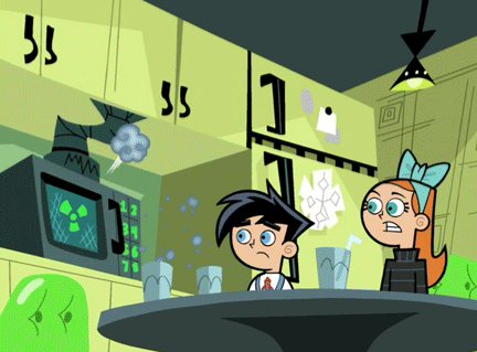 image s02e10 young danny and jazz watching microwave gif danny danny phantom fenton works