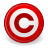 Red Copy Right logo