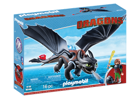 Dragons Playmobil Verpackung 9246 Ohnezahn und Hicks