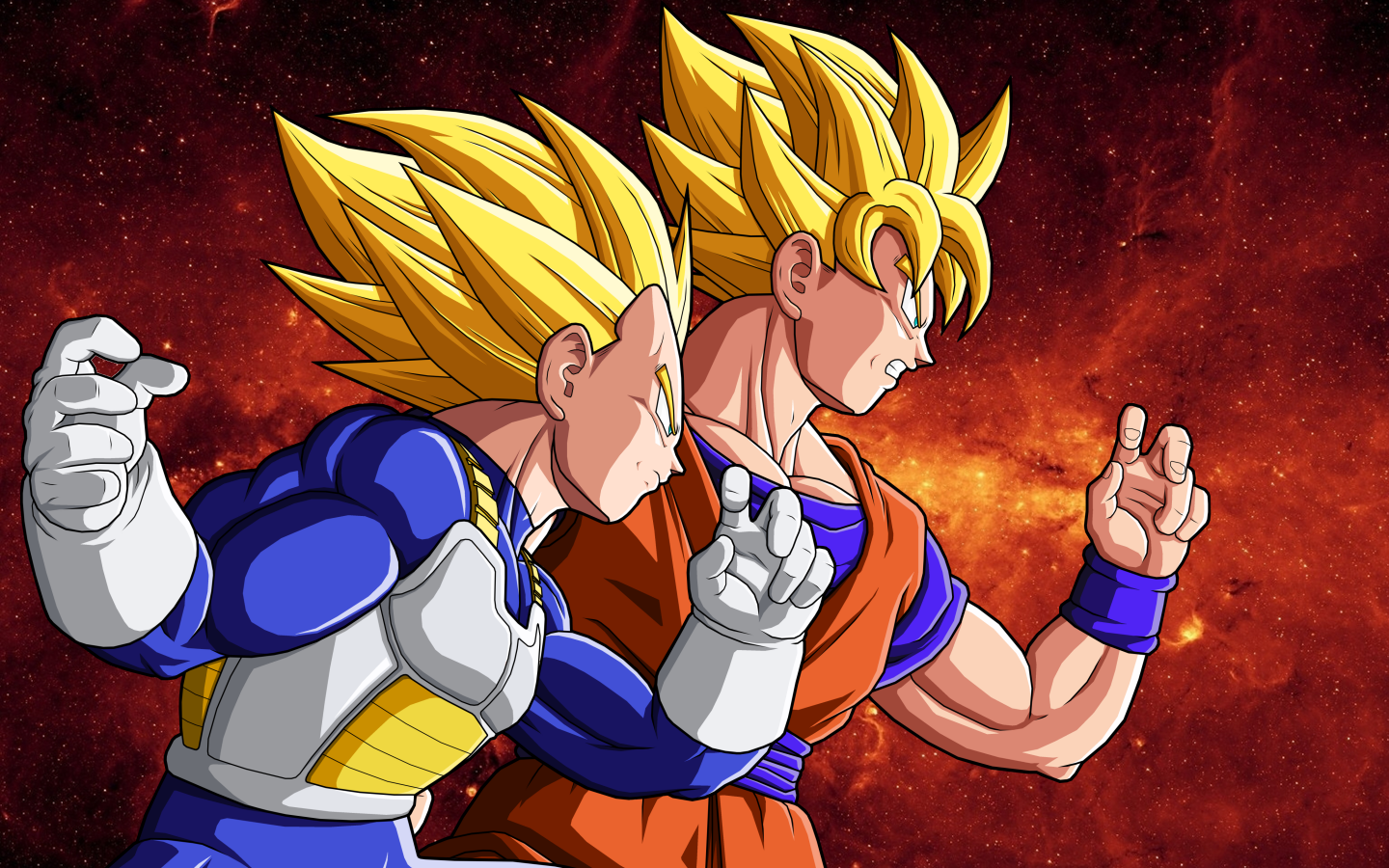 Imagen - Goku y Vegeta.png | Wiki Dragón Ball Z | FANDOM ...