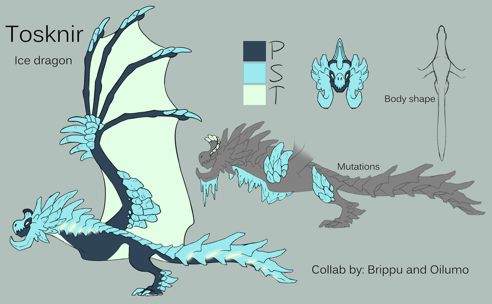 Adopt Me Roblox Frost Dragon Drawing
