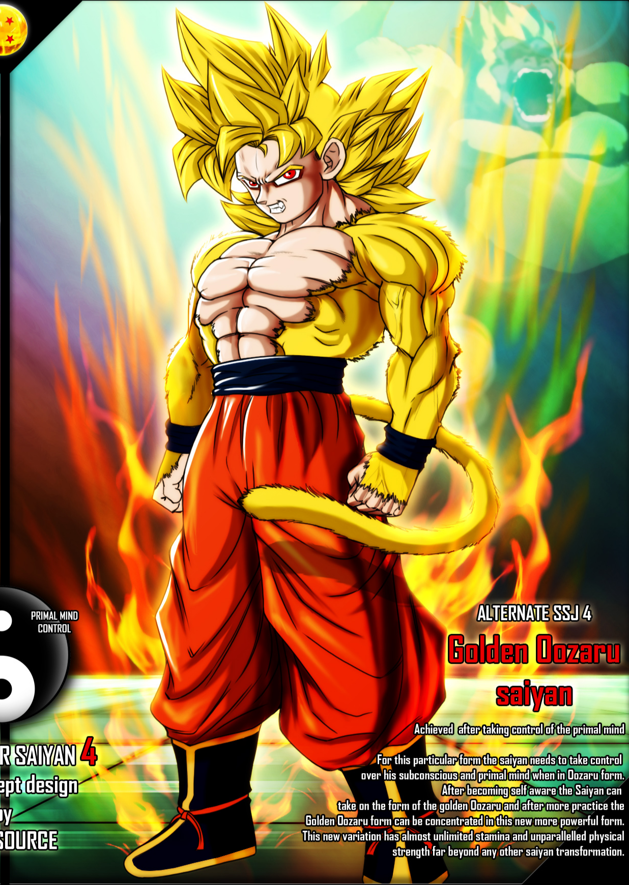 Golden Super Saiyan 4 | Dragon Ball SS Wiki | FANDOM ...