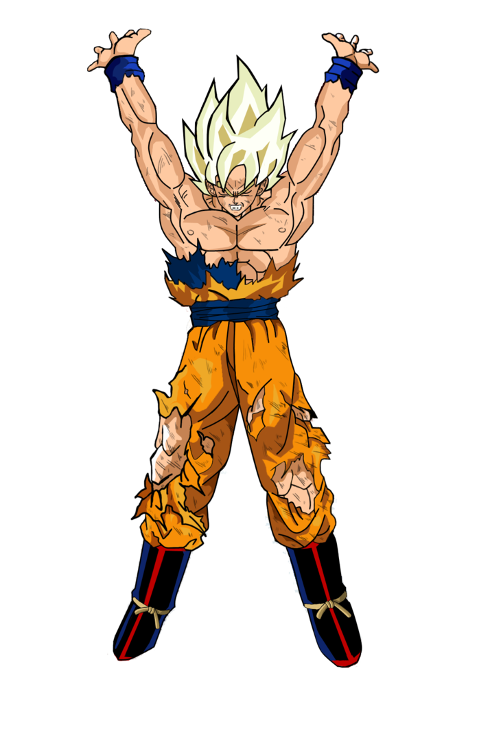 Imagen - Dragon ball goku ssj genkidama by momosexes ...
