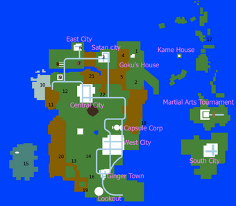 Map Dragon Ball Z Final Stand Wiki Fandom - roblox dragon ball z final stand broly