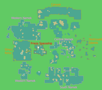 Dragon Ball Z Final Stand Namek Map