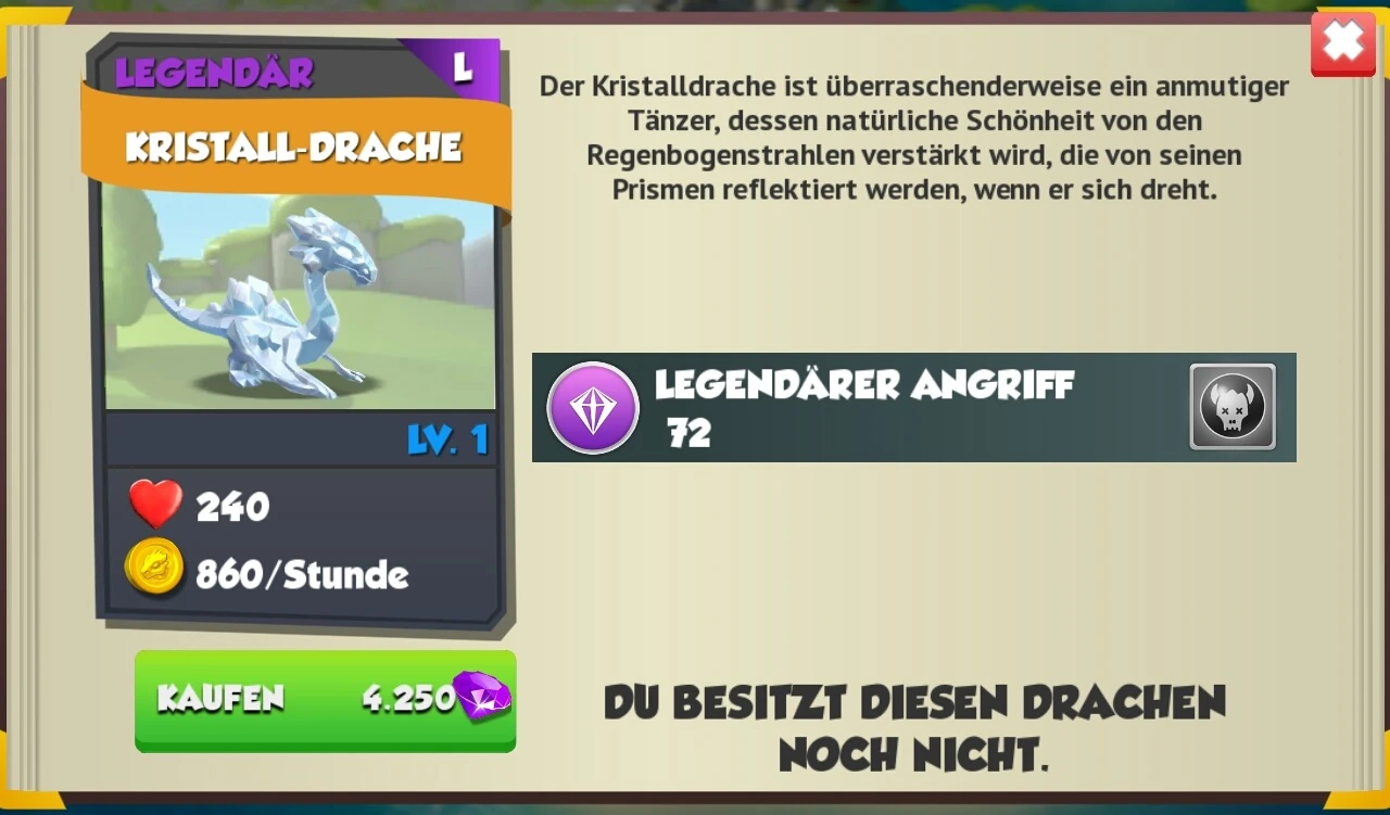 Kristalldrache | Dragon Mania Legends Wiki | FANDOM powered by Wikia