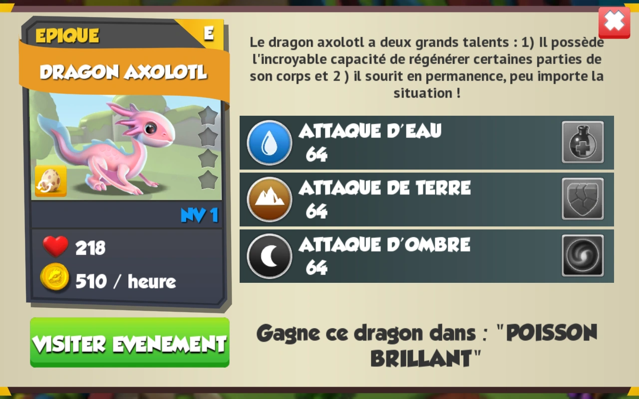 Dragon AXOLOTL Wiki Dragon Mania Legends Fandom