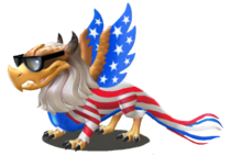 Stars Stripe Dragon