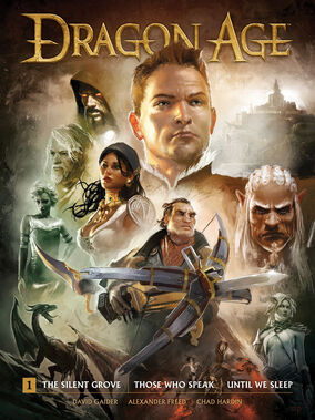 Dragon Age Library Edition Volume 1 HC cover art
