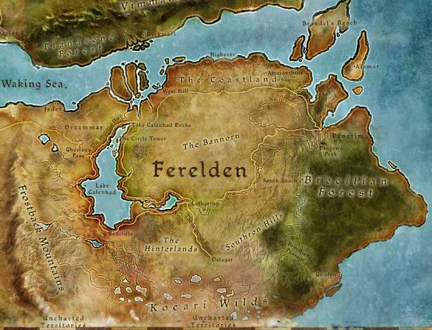 Image - Ferelden.png | Dragon Age Wiki | FANDOM powered by Wikia
