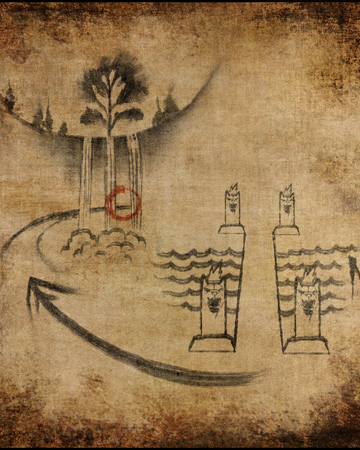 Map To A Waterfall Dragon Age Wiki Fandom