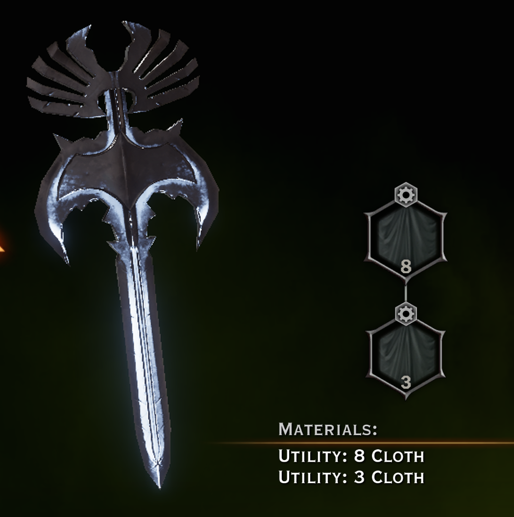 Masterwork Qunari Staff Blade Schematic Dragon Age Wiki FANDOM