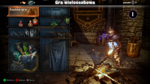 Multiplayer menu