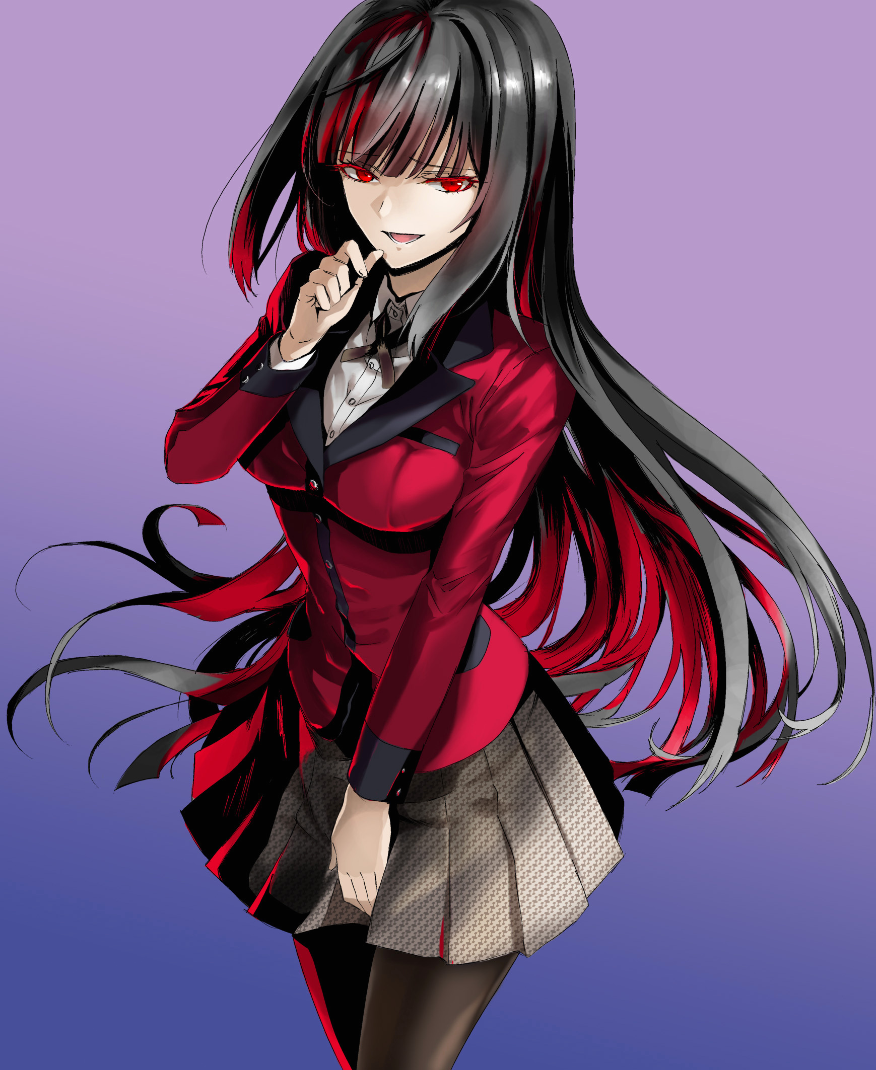 Image Animegirlwithblackhairandsilvereyesbeautifulfavorite