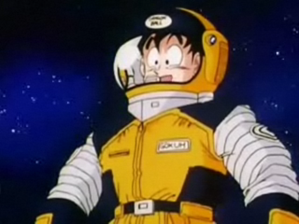 Image result for goku space suit