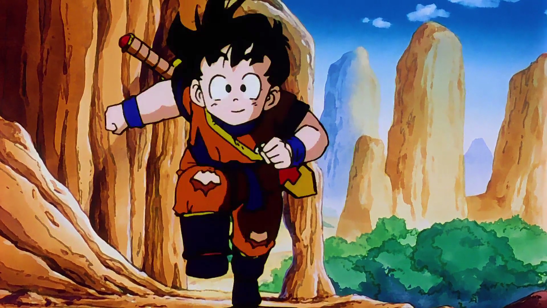 Gohan si allena con Piccolo