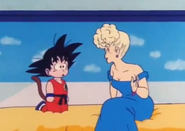 Panchy Brief junto a Son GOku