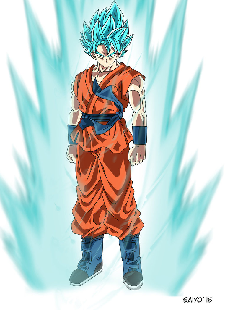 Image Goku in Super Saiyan God Blue Form (SSJGSSJ).jpg Dragon Ball