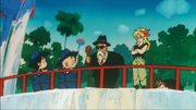 Son Goku, Crilin, Muten e Lunch - Torneo di Miifan