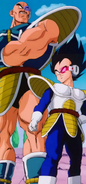 Vegeta junto a Nappa