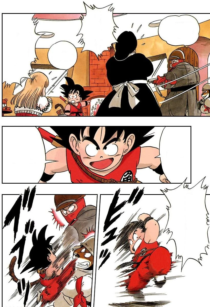 Image Goku attacks the Red Ribbon Army soldiers.jpg Dragon Ball