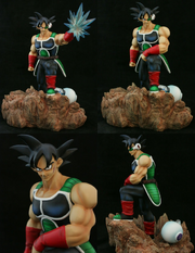 bardock and gine statue