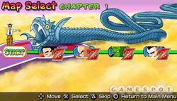 Map Select Shin Budokai 2