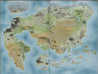 Dragonball world map by 0some weirdguy0-d4qonuq