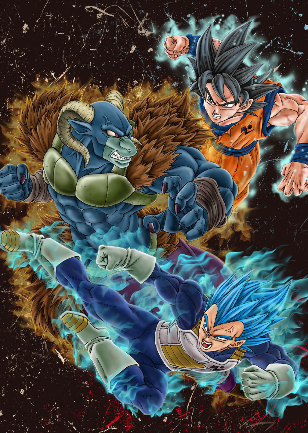 Vegueta Super Saiyajin Blue Evolution