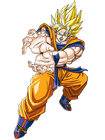 Goku SSJ Full Power Artwork