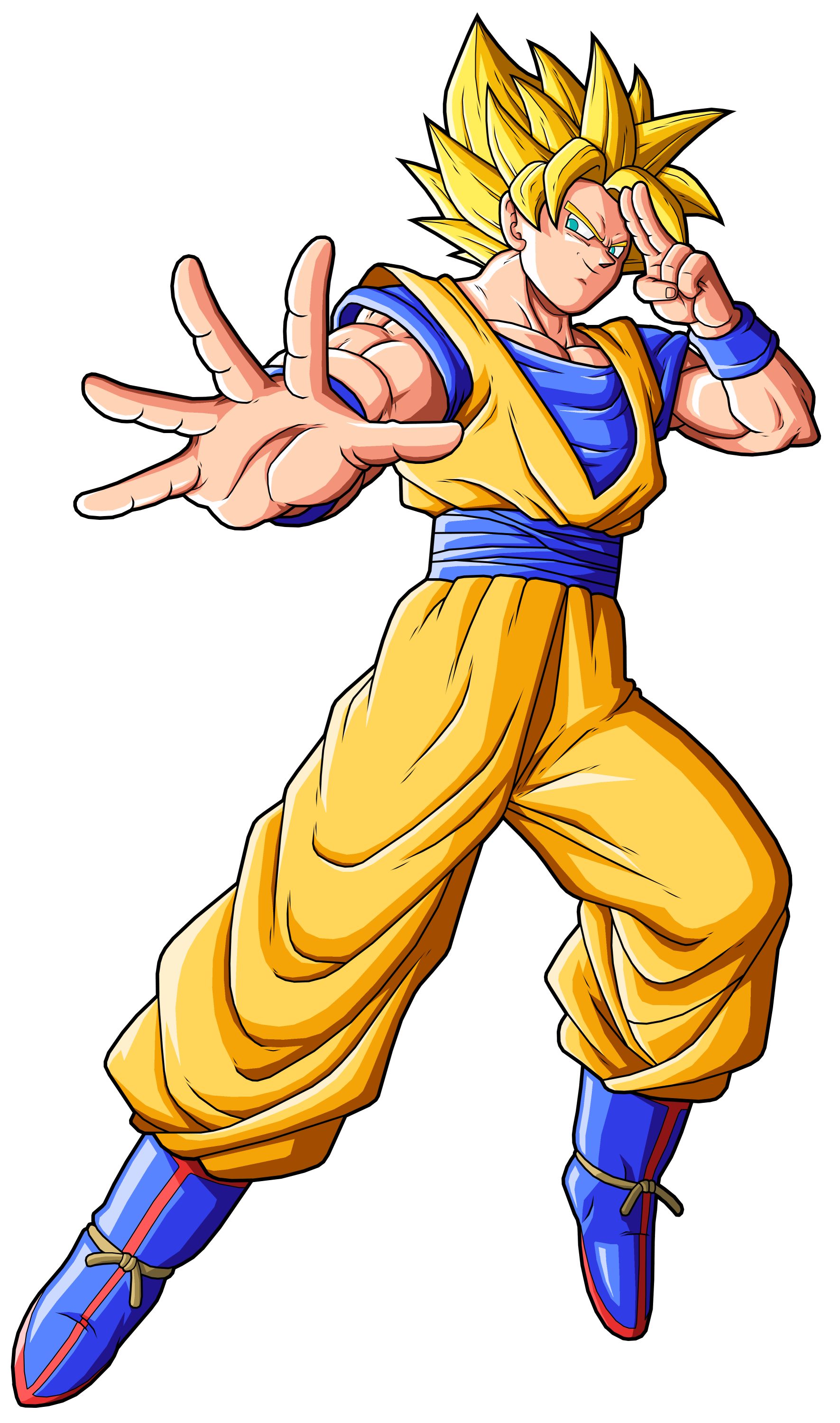 Imagen Goku Ssj Render Png Dragon Ball Fanon Wiki Fan