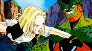 Androide 18 contro Cell