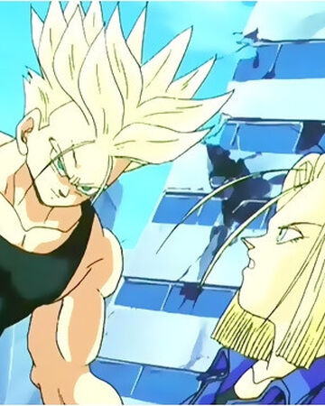 Trunks Del Futuro Alternativo Supersaiyano Vs Androide Numero 18