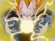 Vegeta si prepara per il Final Flash