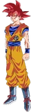 Goku SSJ Dios Render