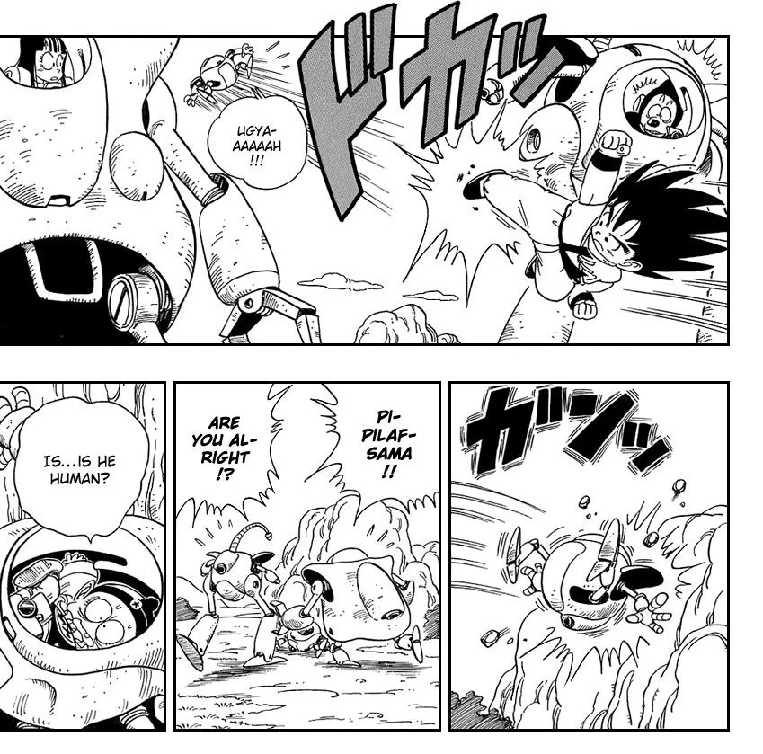 Image Goku attacks Emperor Pilaf.jpg Dragon Ball Wiki FANDOM