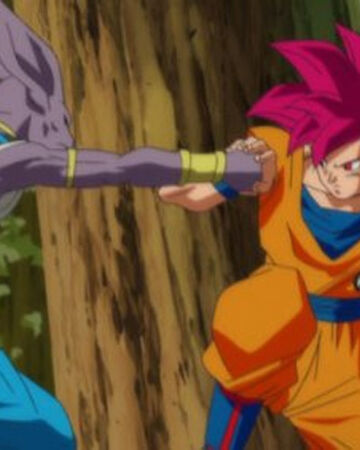 Son Goku Supersaiyano Dios Vs Beerus Dragon Ball Wiki Fandom