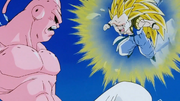 Gotenks Super Saiyan 3 contro Super Bu