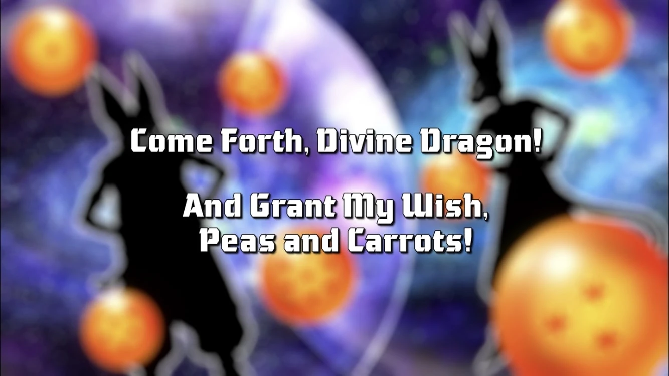 Come Forth, Divine Dragon! And Grant My Wish, Peas and Carrots
