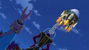 Beerus e Whis lasciano partire Goku e Vegeta nel futuro