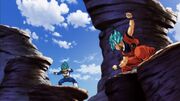 Goku and Vegeta Battle Once More