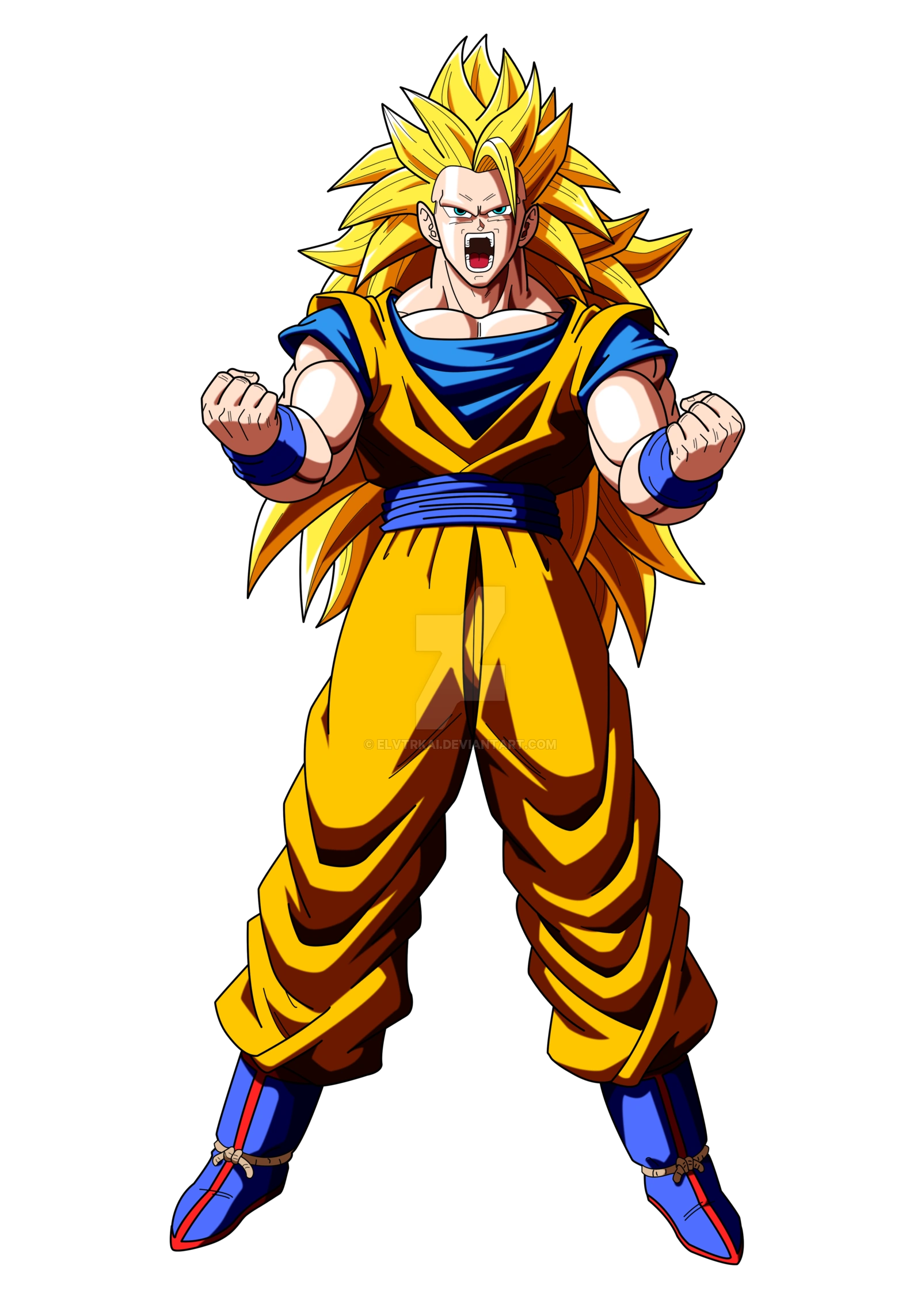Imagen Goku SSJ3 render.png Dragon Ball Wiki FANDOM powered by Wikia