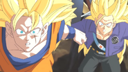 Mirai Gohan y Mirai Trunks SSJ3 en DBH en HD