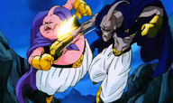 Majin Boo mauvais en action