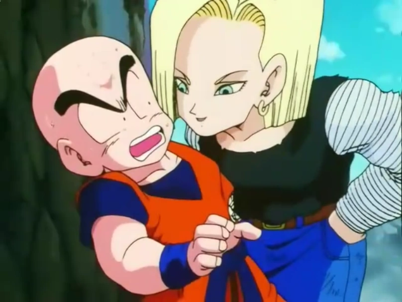 Resultado de imagen para krilin y 18