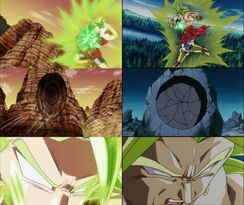 Broly y Kale Comparaciones