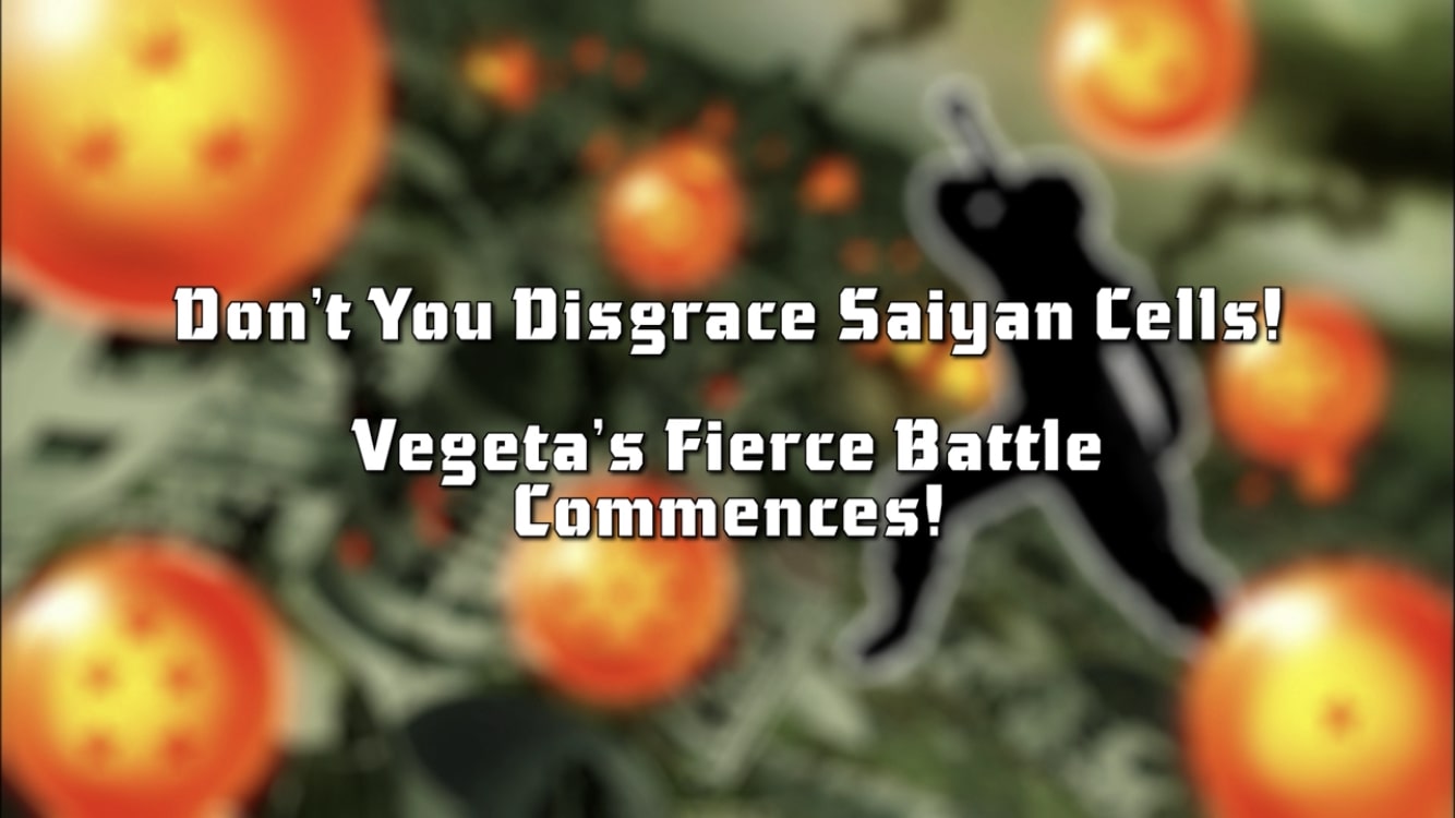 don t you disgrace saiyan cells vegeta s fierce battle commences