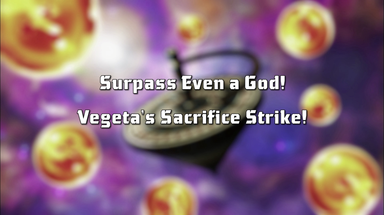 Dragon Ball Super Surpass Even A God Sacrifice Strike Surpass Even a God! Vegeta's Sacrifice Strike! | Dragon Ball Wiki | Fandom